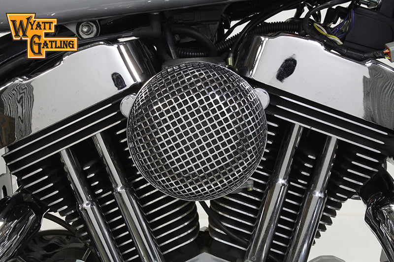 Chrome Wyatt Gatling Air Cleaner Assembly