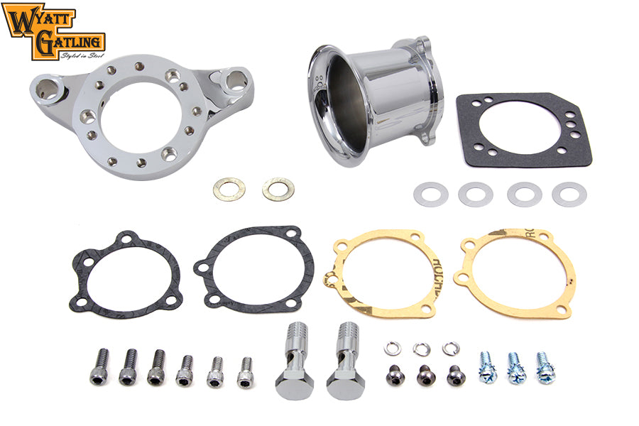 Chrome Wyatt Gatling Velocity Stack Assembly