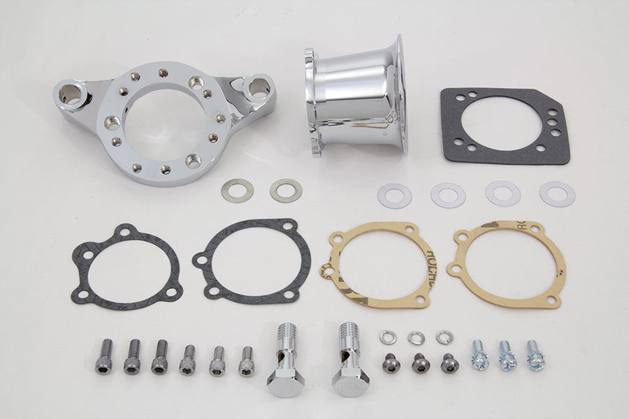 Chrome Wyatt Gatling Velocity Stack Assembly