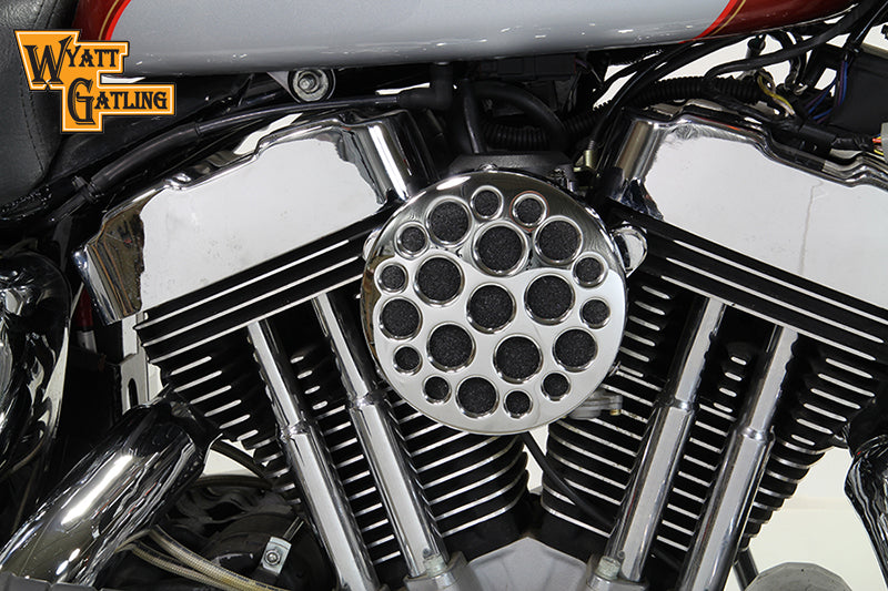 Chrome Wyatt Gatling Air Cleaner Assembly