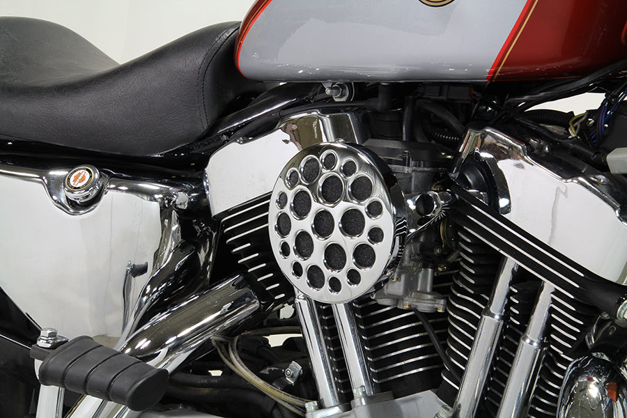 Chrome Wyatt Gatling Air Cleaner Assembly