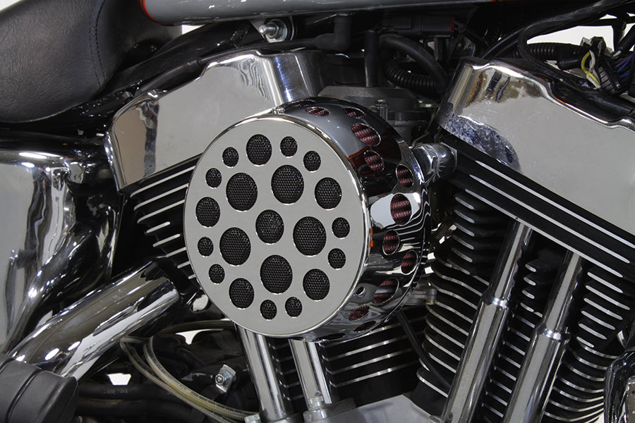 Chrome Wyatt Gatling Air Cleaner Assembly