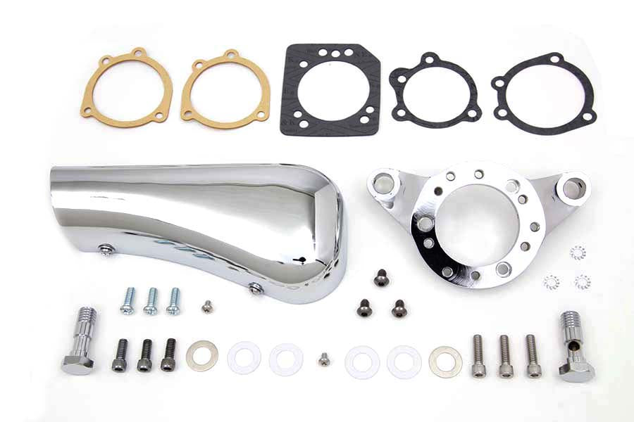 Chrome Wyatt Gatling Breather Snoot Assembly