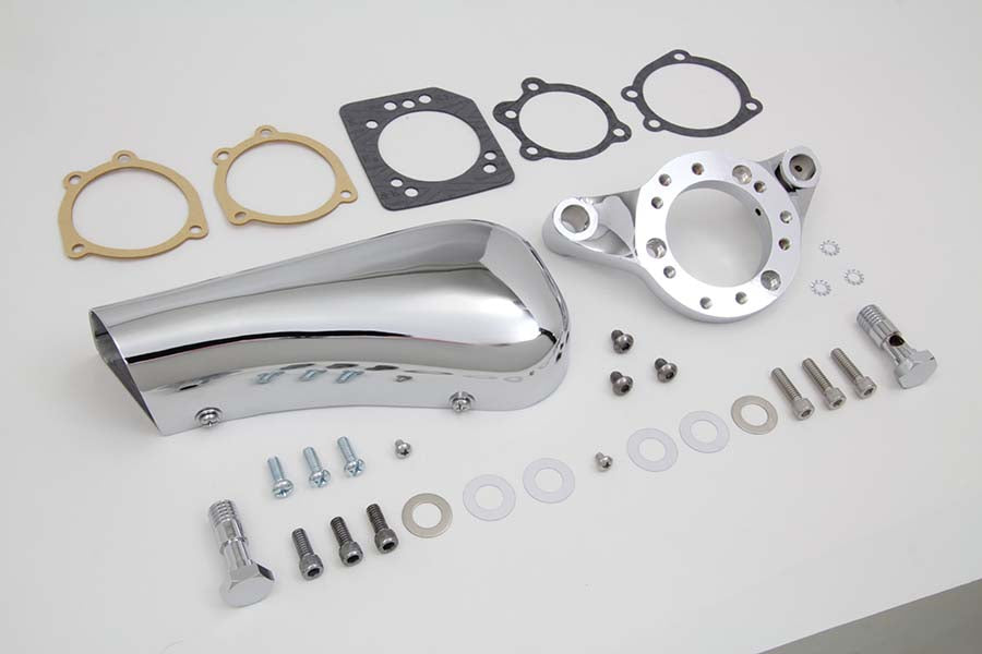 Chrome Wyatt Gatling Breather Snoot Assembly