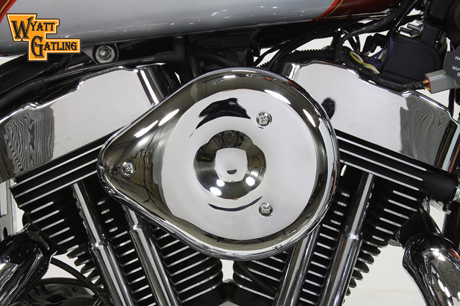 Chrome Wyatt Gatling Air Cleaner Assembly