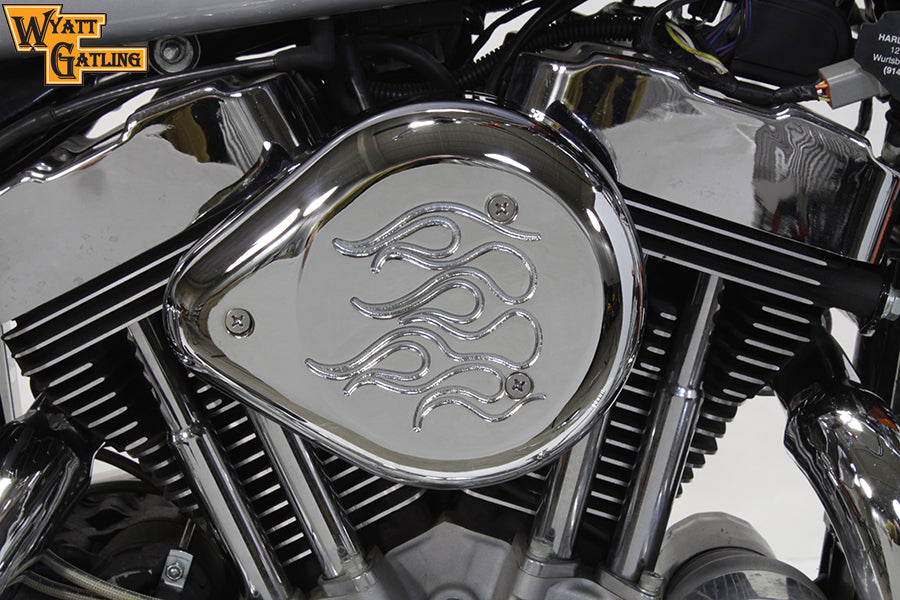 Chrome Wyatt Gatling Air Cleaner Assembly