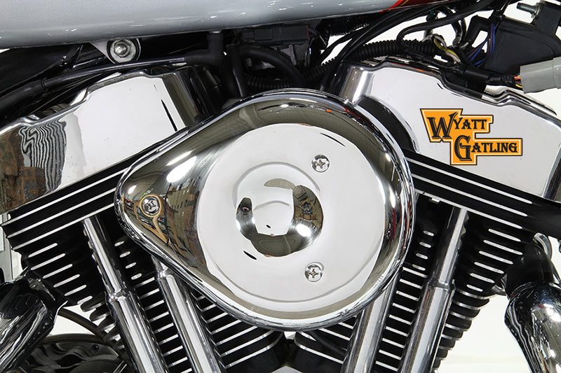Chrome Wyatt Gatling Air Cleaner Assembly