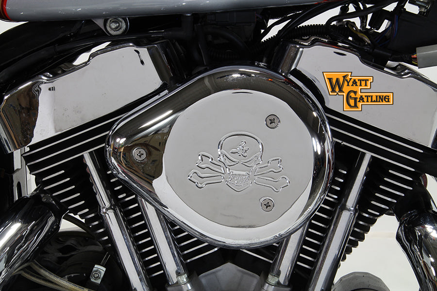 Chrome Wyatt Gatling Air Cleaner Assembly