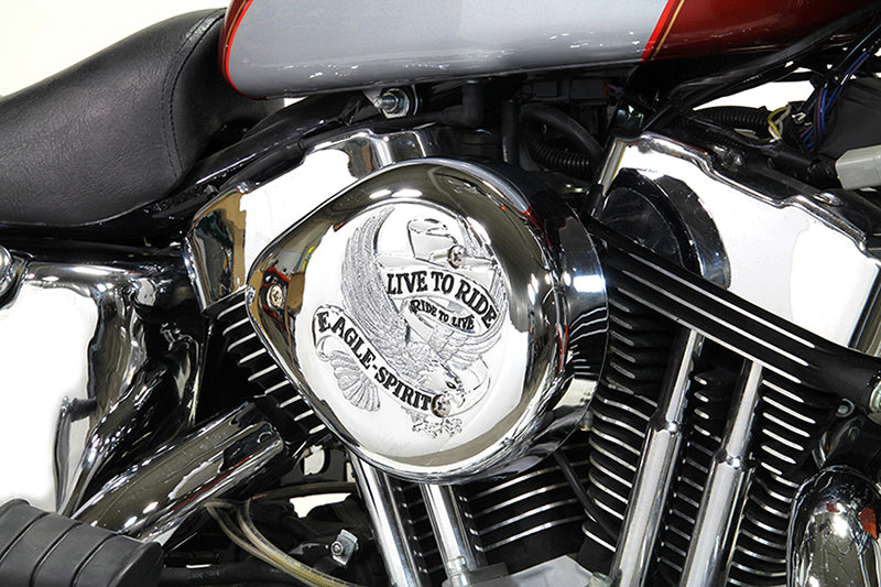 Chrome Wyatt Gatling Air Cleaner Assembly