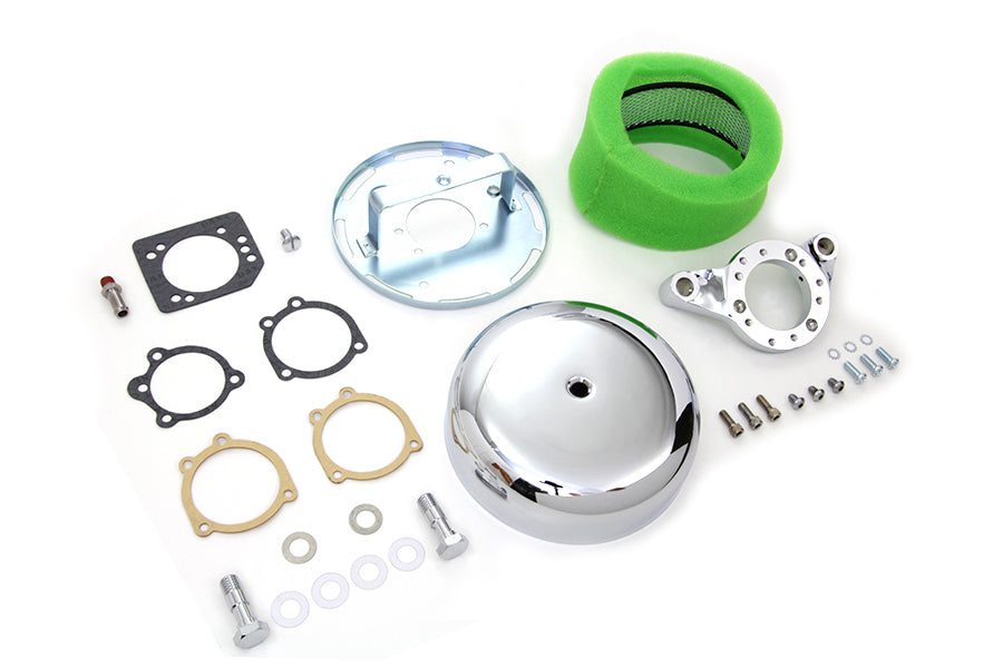 Chrome Wyatt Gatling Air Cleaner Assembly