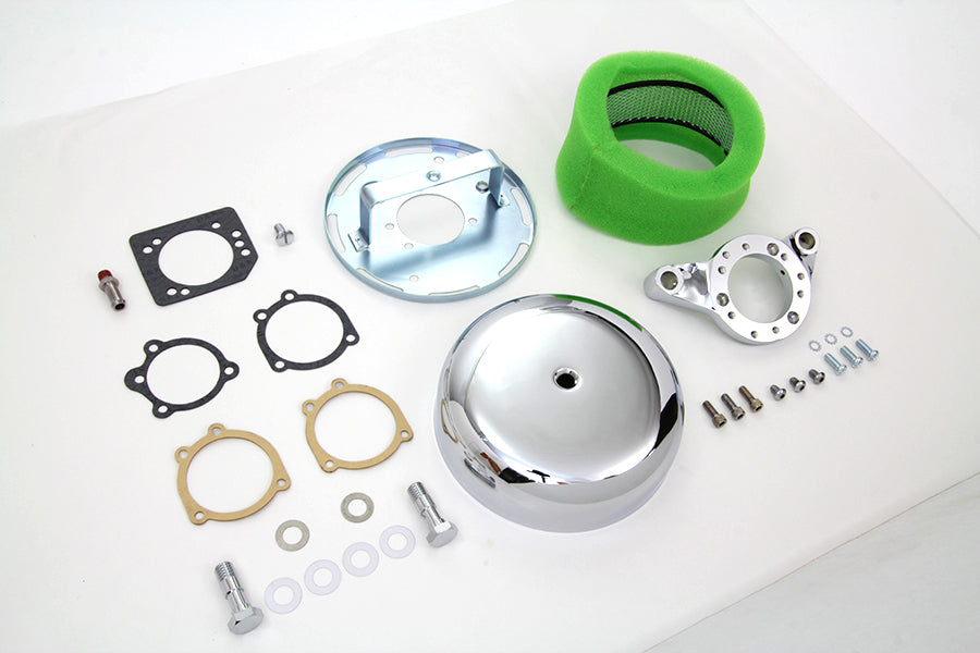 Chrome Wyatt Gatling Air Cleaner Assembly