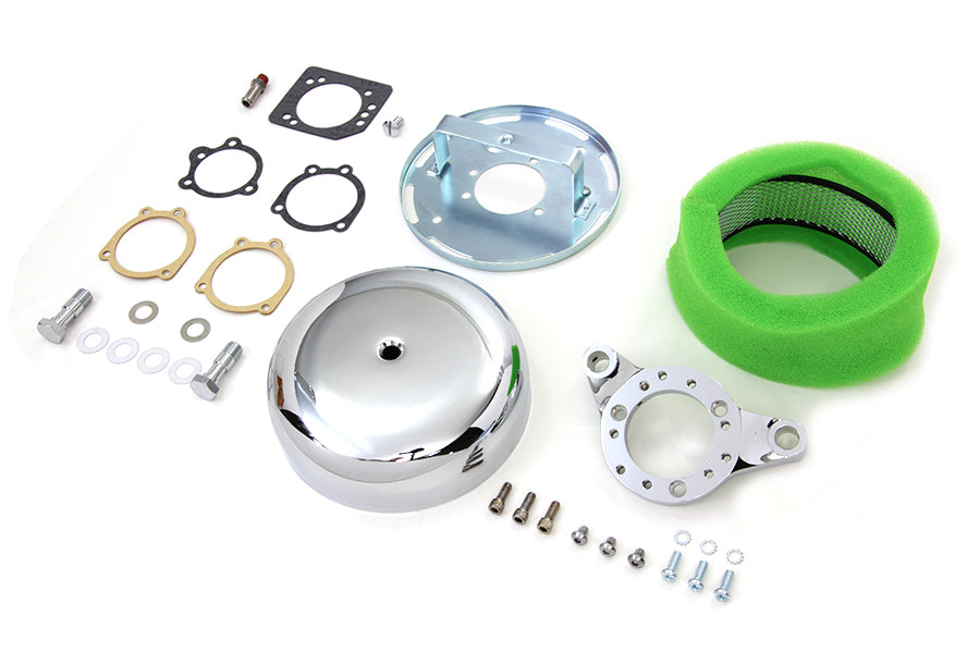 Chrome Wyatt Gatling Air Cleaner Assembly