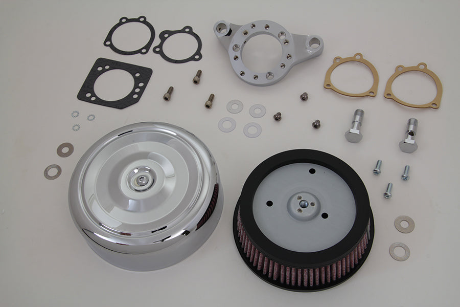 Chrome Wyatt Gatling Air Cleaner Assembly