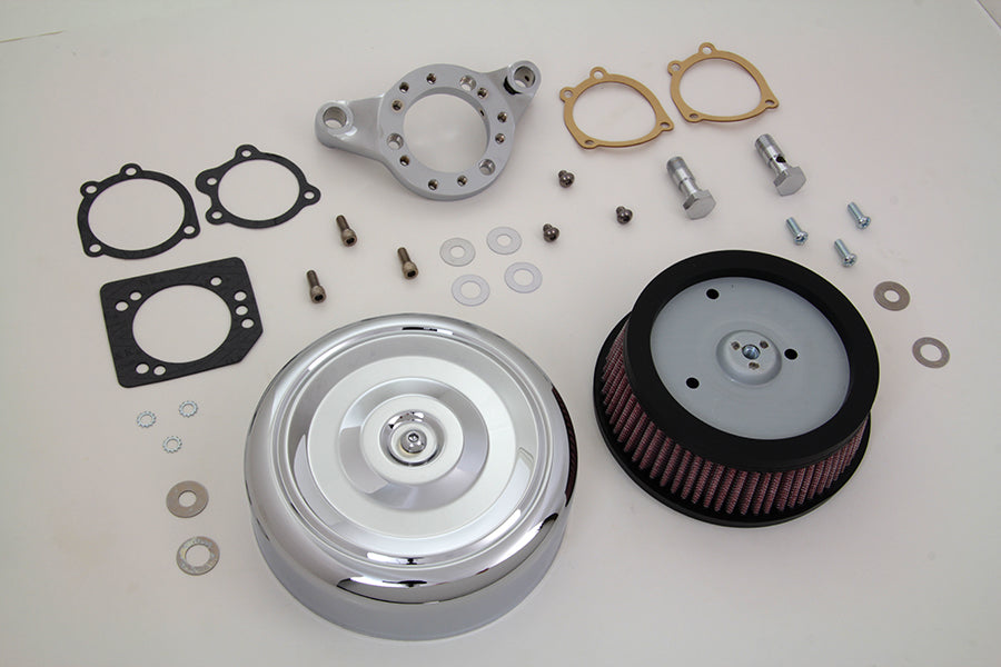 Chrome Wyatt Gatling Air Cleaner Assembly