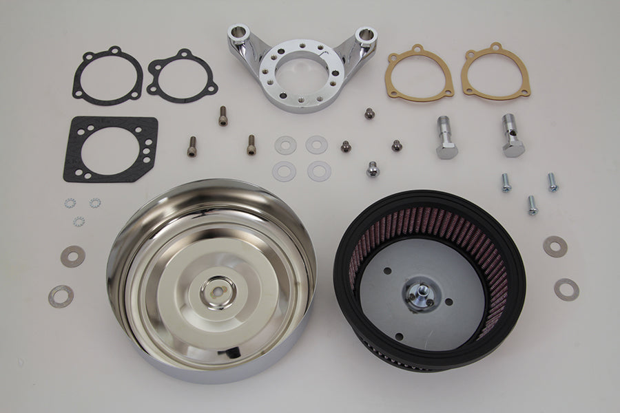 Chrome Wyatt Gatling Air Cleaner Assembly