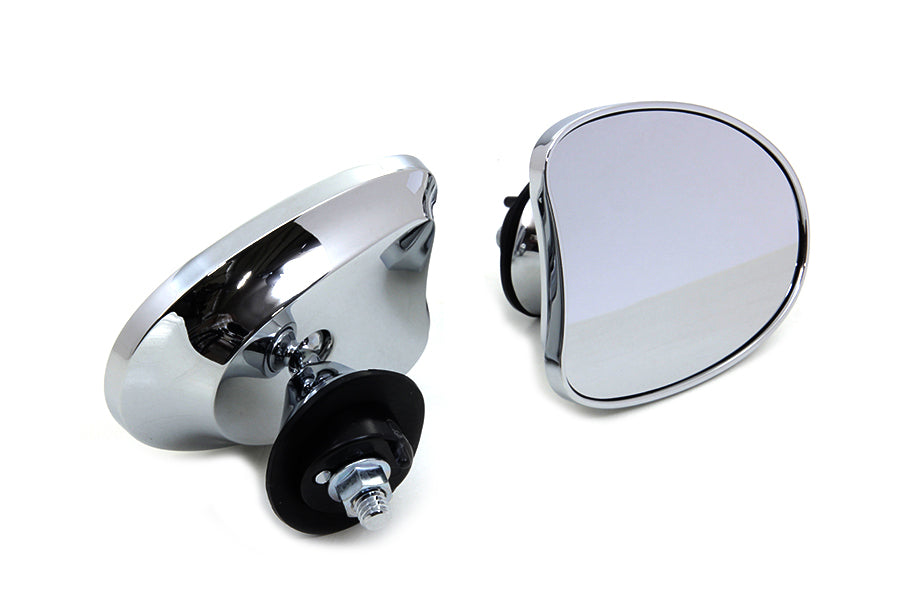 Mini Fairing Mirror Set Chrome