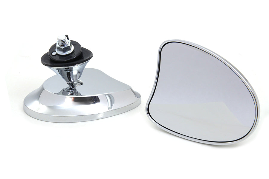 Mini Fairing Mirror Set Chrome