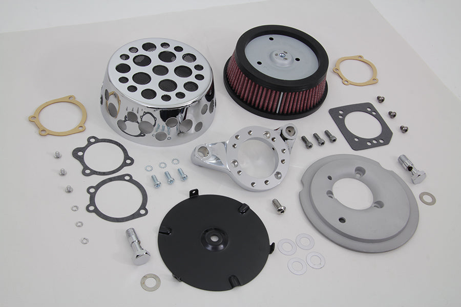 Chrome Wyatt Gatling Air Cleaner Assembly