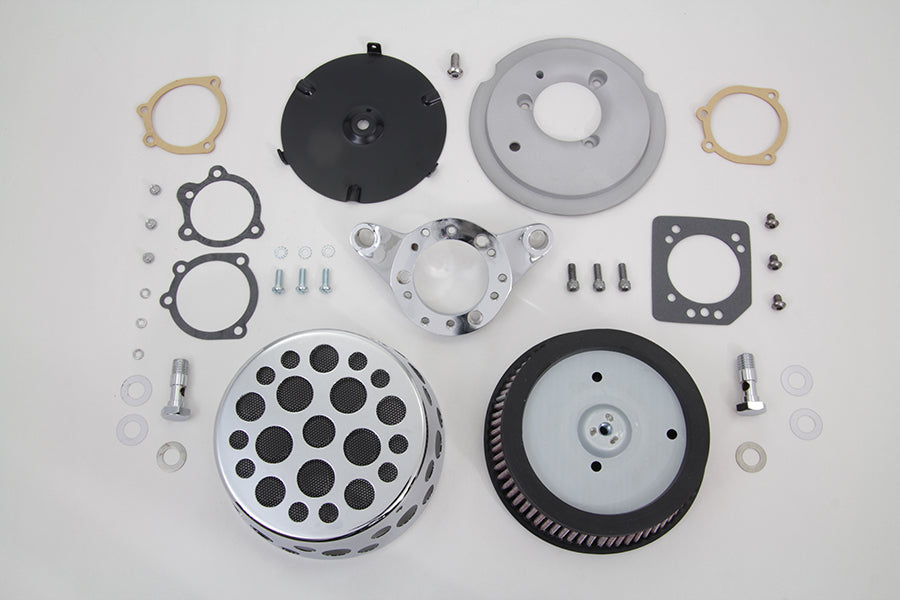 Chrome Wyatt Gatling Air Cleaner Assembly