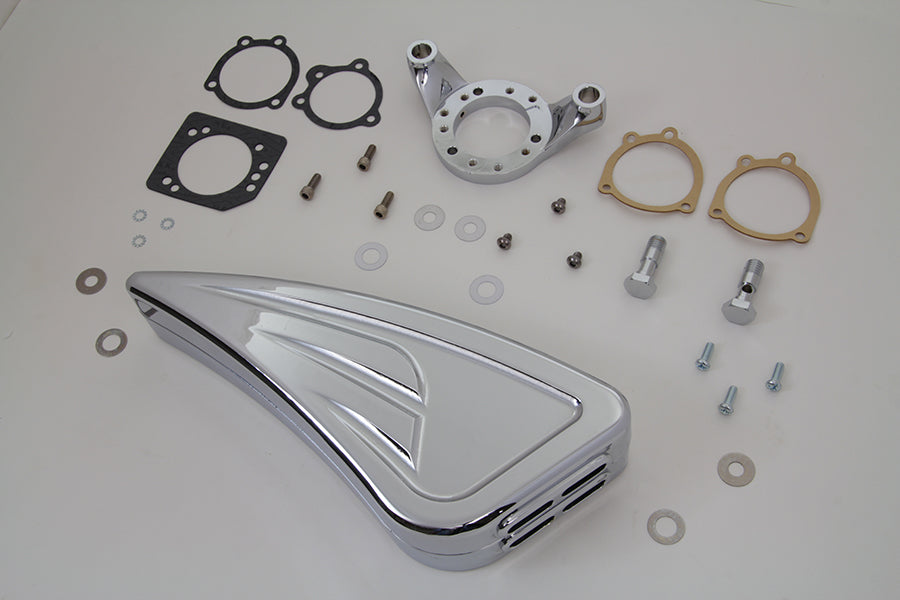 Chrome Wyatt Gatling Air Cleaner Assembly