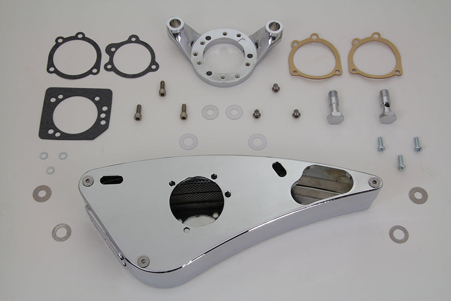 Chrome Wyatt Gatling Air Cleaner Assembly