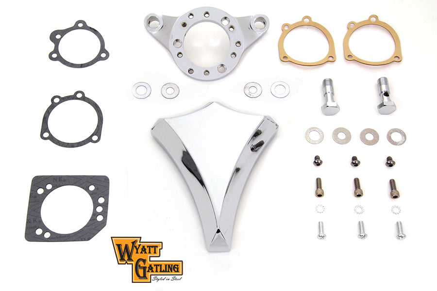 Chrome Wyatt Gatling Air Cleaner Assembly