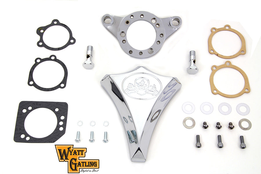 Chrome Wyatt Gatling Air Cleaner Assembly