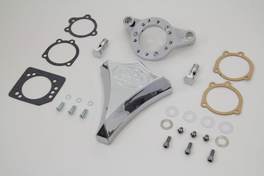 Chrome Wyatt Gatling Air Cleaner Assembly