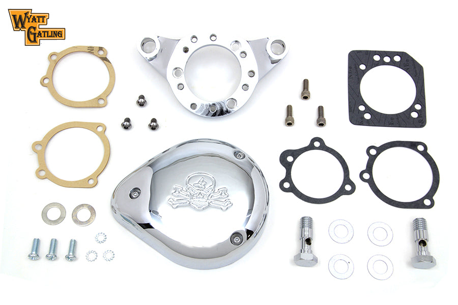 Chrome Wyatt Gatling Air Cleaner Assembly