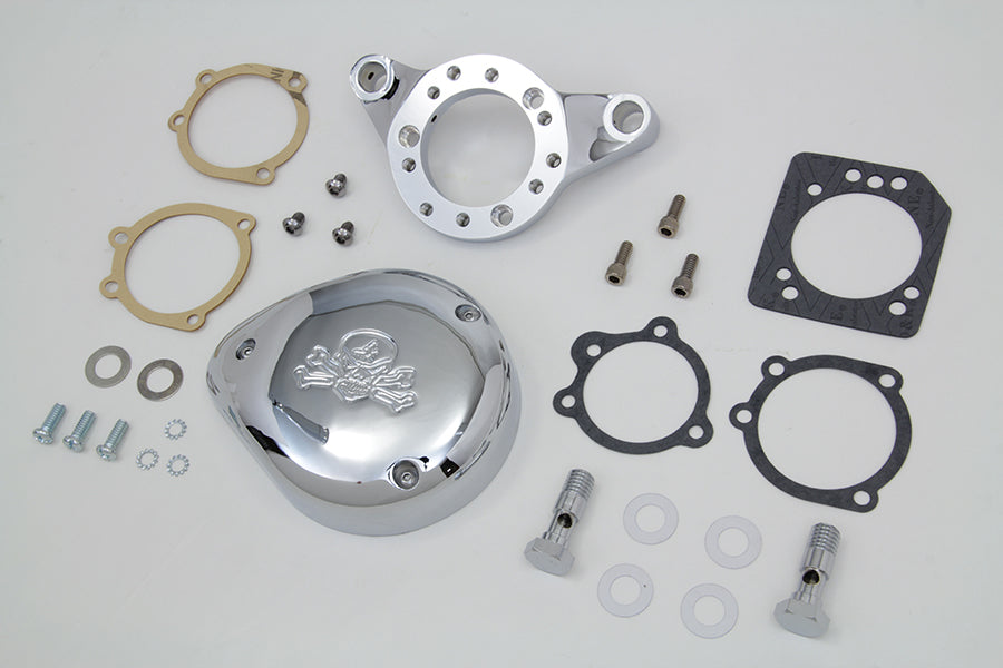 Chrome Wyatt Gatling Air Cleaner Assembly