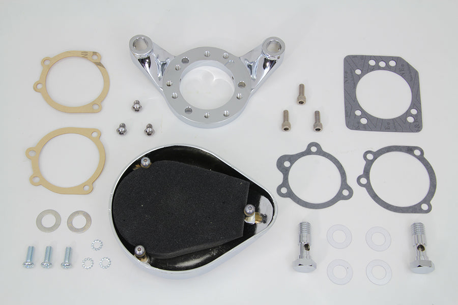 Chrome Wyatt Gatling Air Cleaner Assembly