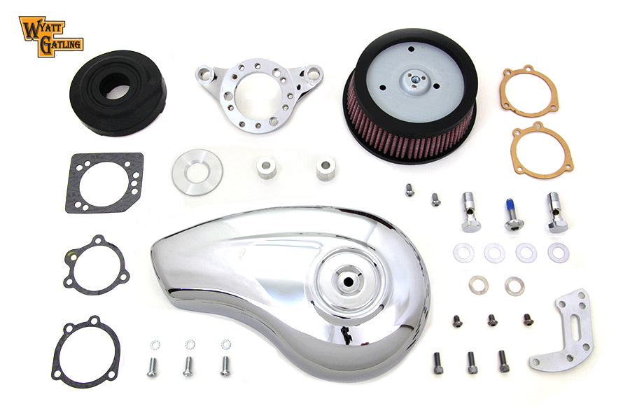 Chrome Wyatt Gatling Air Cleaner Assembly