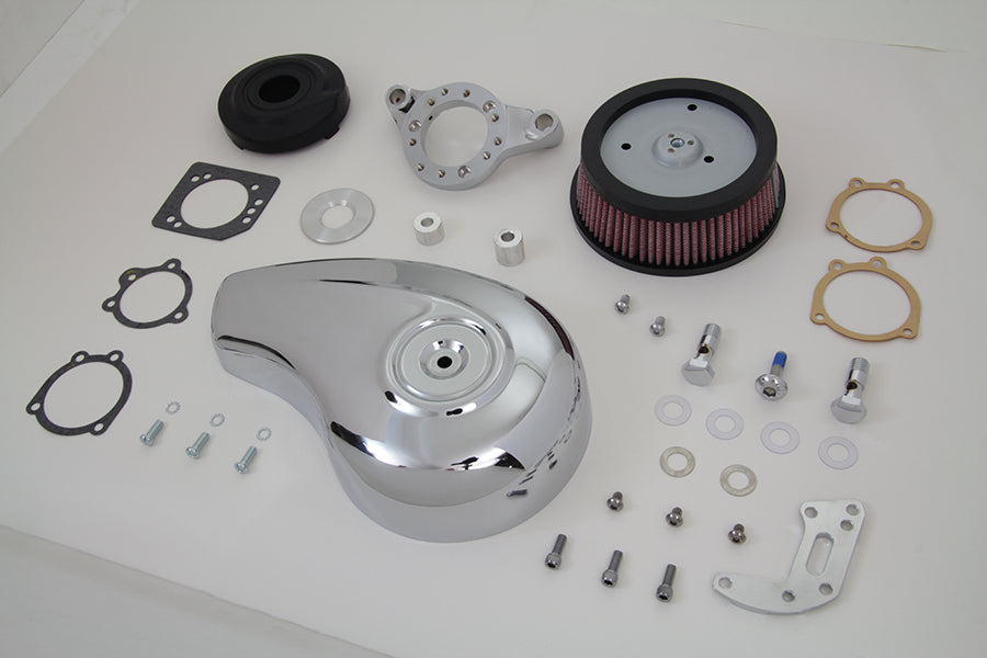 Chrome Wyatt Gatling Air Cleaner Assembly