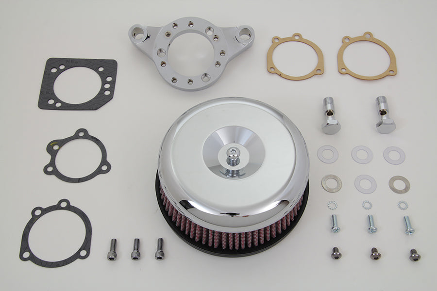 Chrome Wyatt Gatling Air Cleaner Assembly