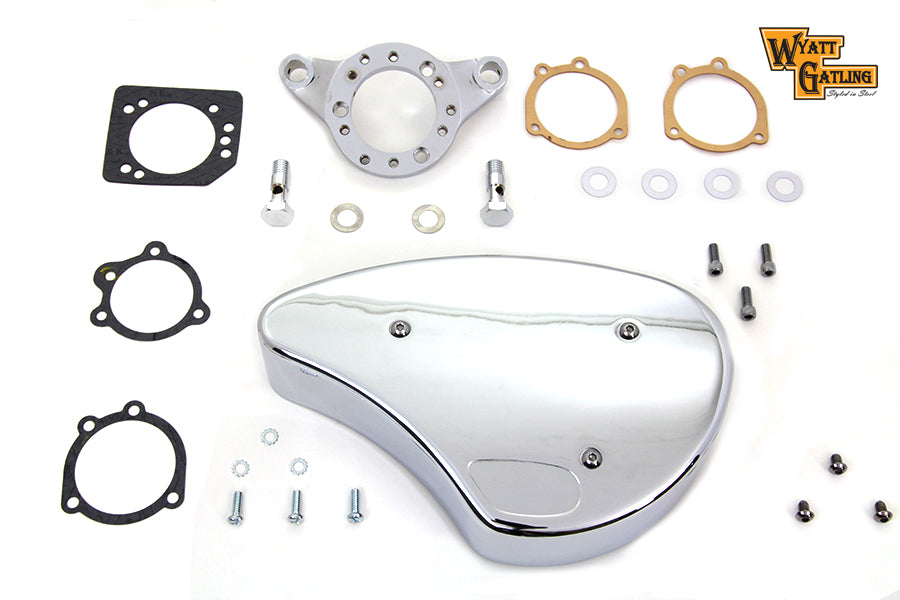 Chrome Wyatt Gatling Air Cleaner Assembly
