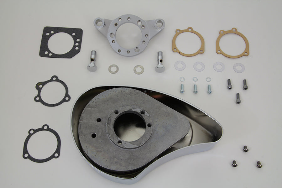 Chrome Wyatt Gatling Air Cleaner Assembly