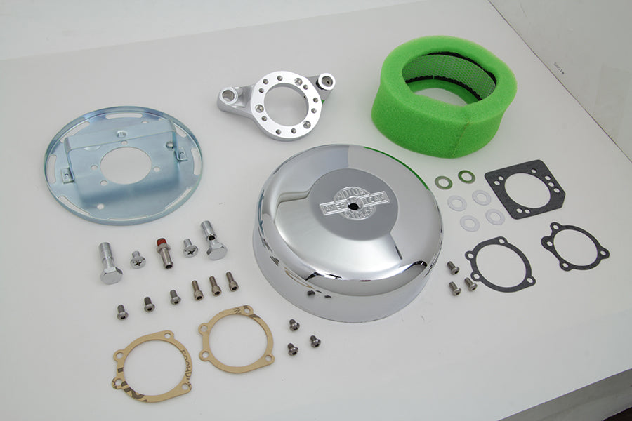 Chrome Wyatt Gatling Air Cleaner Assembly