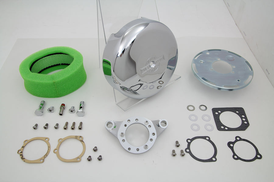 Chrome Wyatt Gatling Air Cleaner Assembly