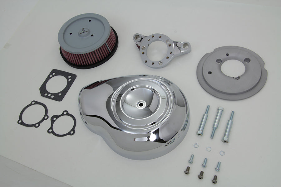 Chrome Wyatt Gatling Air Cleaner Assembly