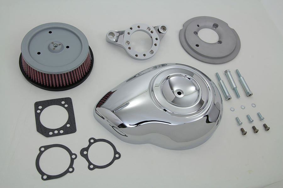 Chrome Wyatt Gatling Air Cleaner Assembly