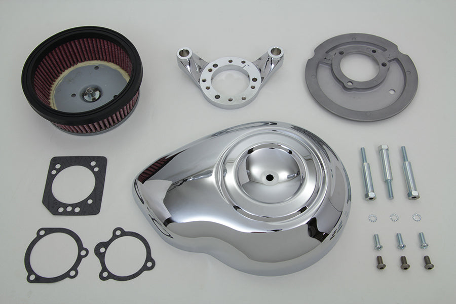 Chrome Wyatt Gatling Air Cleaner Assembly