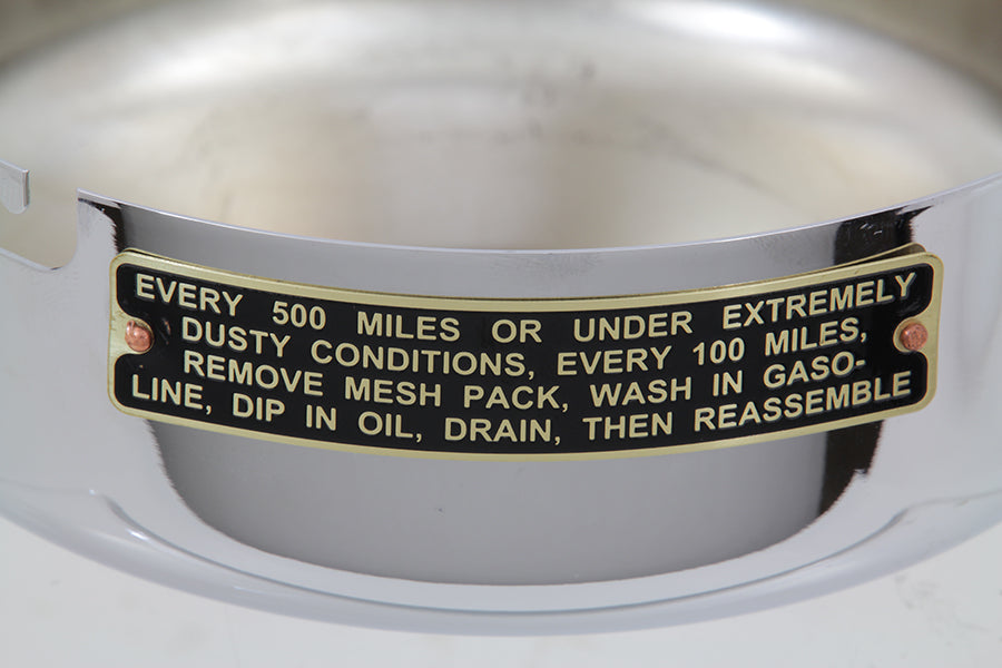 6 Chrome Air Cleaner Cover