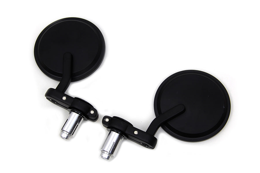 Cafe Style Mirror Set Black
