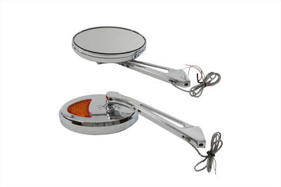 Ellipse Mirror Set with LED Turn Signal