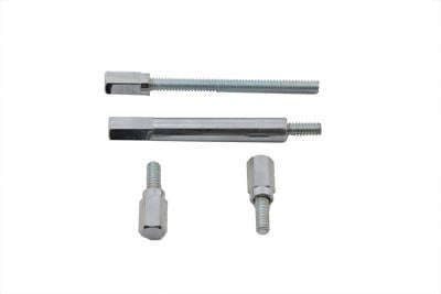 Shorty Float Bowl Screw Set Chrome