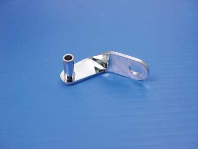 Chrome Carburetor Cable Support Bracket