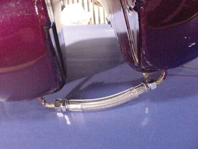 Braided Steel Cross Over Fuel Line