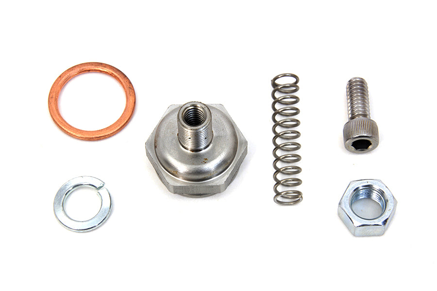 Linkert Carburetor Bowl Lock Nut with Drain