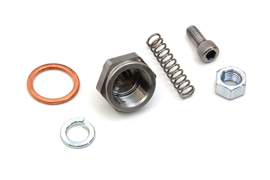 Linkert Carburetor Bowl Lock Nut with Drain