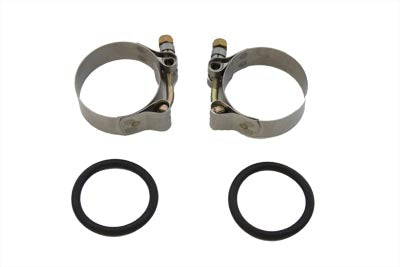 Polished Intake Manifold Clamp Set